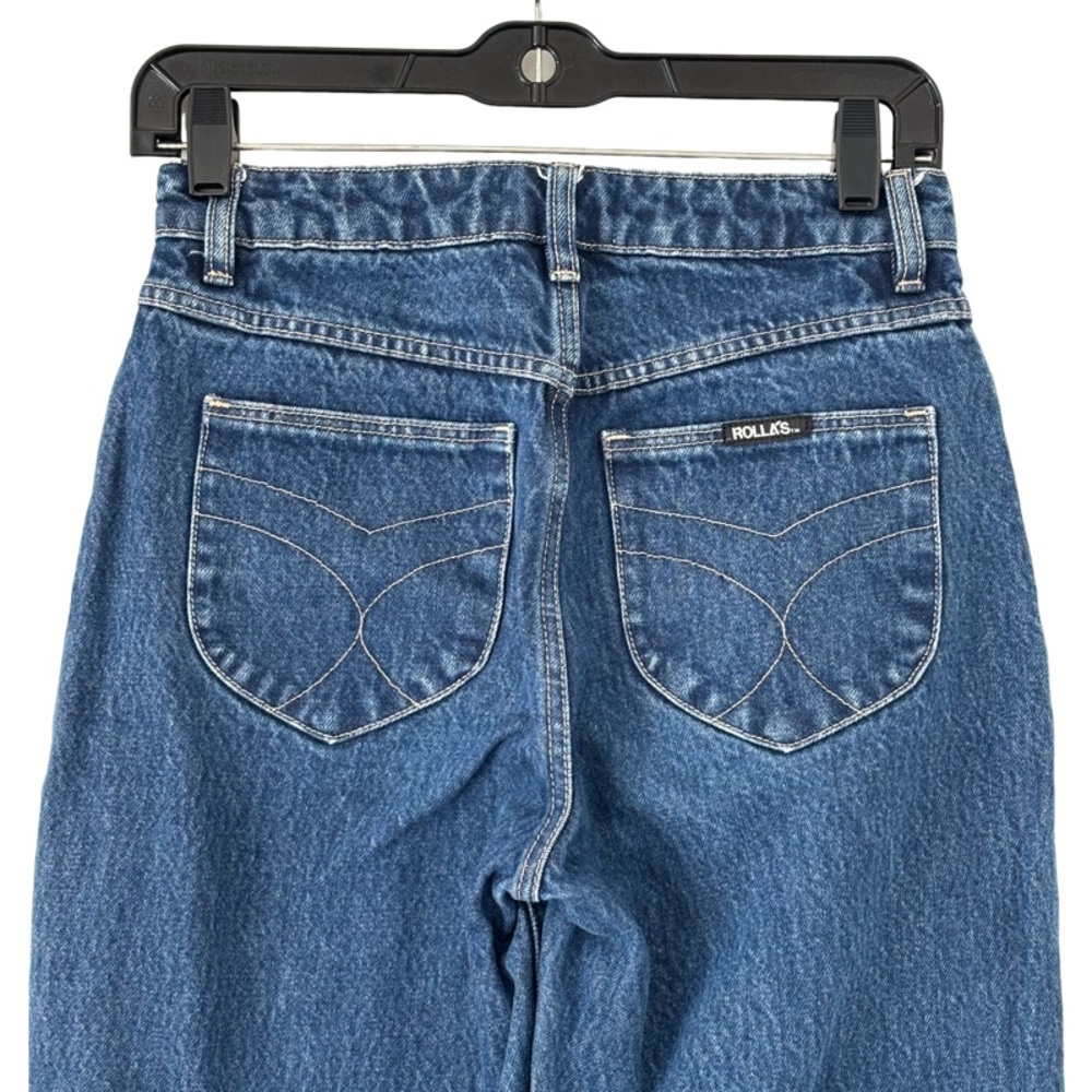 ROLLA’S High Rise Classic Straight Jean in Blue Size 25 - Picture 5 of 10
